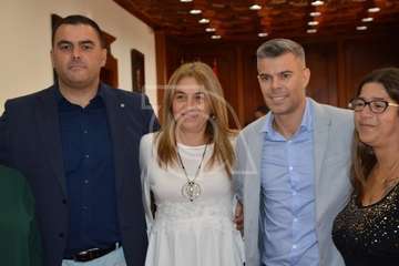 Héctor León toma posesión como concejal en Telde (Foto TA y Daniel Amador)
